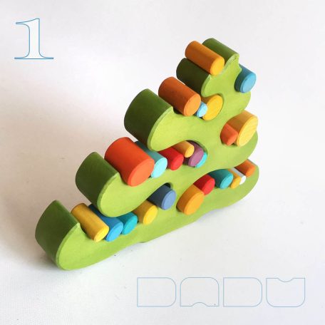 Christmas tree Dadu style - decoration, Christmas countdown toy