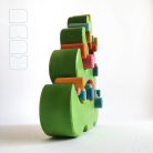 Christmas tree with 24 balls - advent calendar