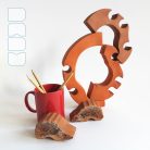 DaduGarden planting mounds with hedgehog