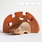 DaduGarden planting mounds with hedgehog