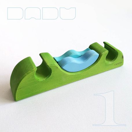 DaduGarden planting mounds with pond