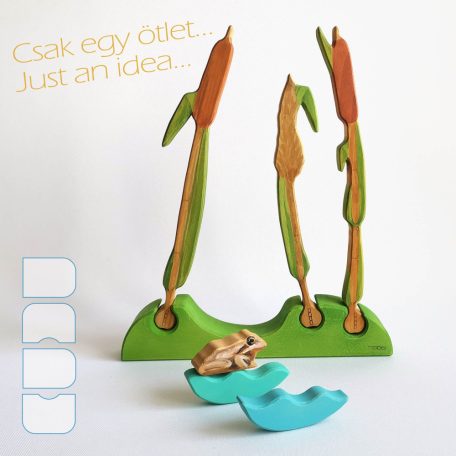 DaduGarden planting mounds with pond