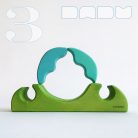 DaduGarden planting mounds with pond