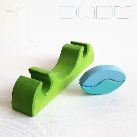 DaduGarden planting mounds with pond