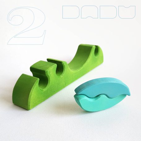 DaduGarden planting mounds with pond