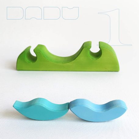 DaduGarden planting mounds with pond