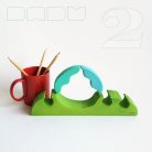 DaduGarden planting mounds with pond