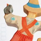 Scarecrow who loves birds—DaduGarden plantable wooden toy