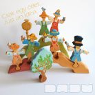Scarecrow who loves birds—DaduGarden plantable wooden toy