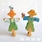 Scarecrow who loves birds—DaduGarden plantable wooden toy
