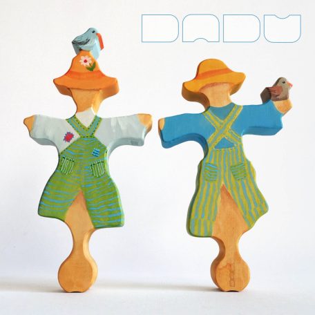 Scarecrow who loves birds—DaduGarden plantable wooden toy