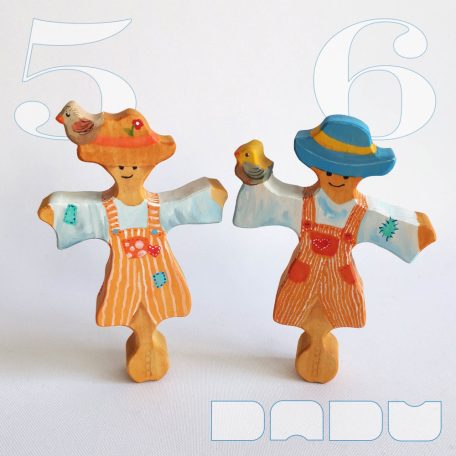 Scarecrow who loves birds—DaduGarden plantable wooden toy