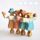 Scarecrow who loves birds—DaduGarden plantable wooden toy