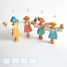 Scarecrow who loves birds—DaduGarden plantable wooden toy