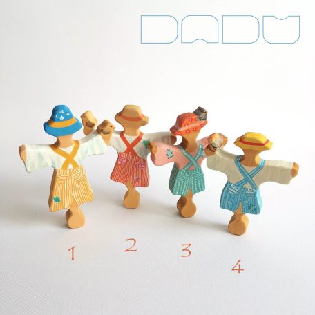 Scarecrow who loves birds—DaduGarden plantable wooden toy