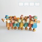 Scarecrow who loves birds—DaduGarden plantable wooden toy