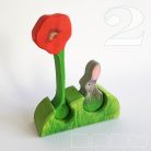 Flower mound with bunny - Easter DaduGarden set