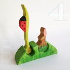 Flower mound with bunny - Easter DaduGarden set