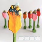 Bumble bee on tulip - DaduGarden plantable