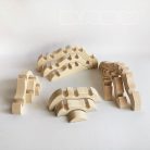 DaduGarden mound of three piece with customizable planting pits