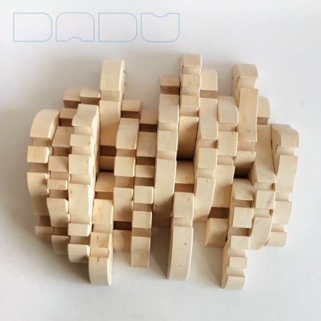 DaduGarden mound of three piece with customizable planting pits