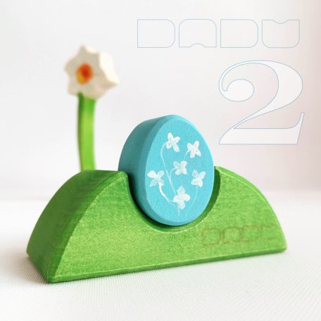 DaduGarden planting mounds with rainbow