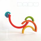 DaduGarden planting mounds with rainbow