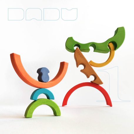 DaduGarden planting mounds with rainbow