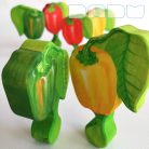 Bell pepper • DaduGarden plantable wooden toy