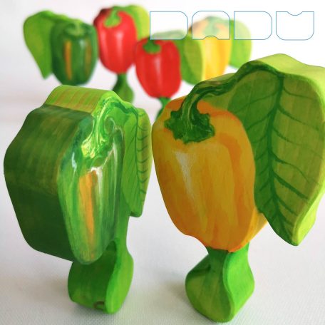 Bell pepper • DaduGarden plantable wooden toy