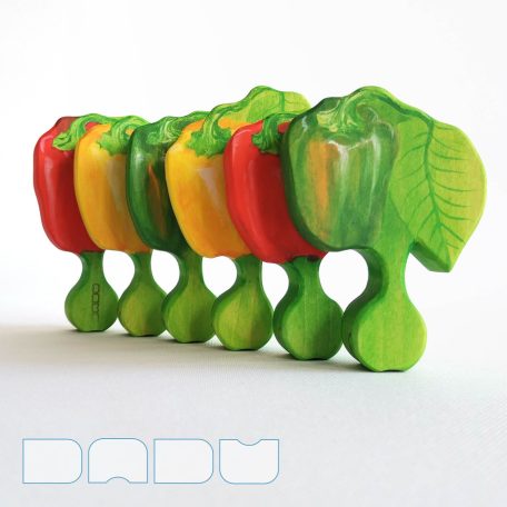 Bell pepper • DaduGarden plantable wooden toy