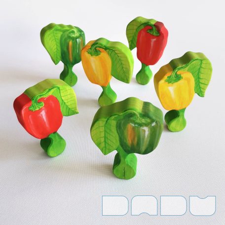 Bell pepper • DaduGarden plantable wooden toy