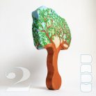 Squirrely tree - DaduGarden plantable wooden toy
