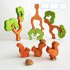 Squirrel on tree - DaduGarden plantable wooden toy