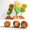   Crop grower dadu — wooden toy for developing sunflower and children :)