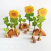   Crop grower dadu — wooden toy for developing sunflower and children :)