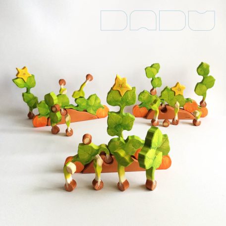Crop grower dadu — wooden toy for developing pumpkin and children :)