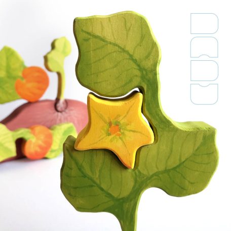 Crop grower dadu — wooden toy for developing pumpkin and children :)