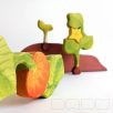   Crop grower dadu — wooden toy for developing pumpkin and children :)