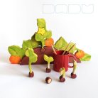 Crop grower dadu — wooden toy for developing pumpkin and children :)