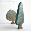 Gilded autumn wooden toy trees