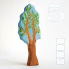 Birds on blooming tree  -  wooden toy
