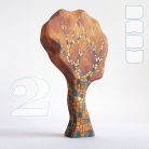 Trees from the fairy tale forest: decorative wooden toys, various designs