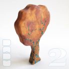 Trees from the fairy tale forest: decorative wooden toys, various designs