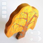 Trees from the fairy tale forest: decorative wooden toys, various designs