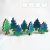 Christmas trees from the fairy tale forest: decorative wooden toys, various designs