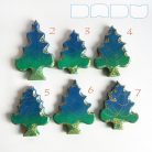 Christmas trees from the fairy tale forest: decorative wooden toys, various designs