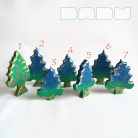 Christmas trees from the fairy tale forest: decorative wooden toys, various designs
