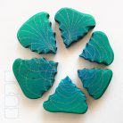 Small Christmas trees from the fairy tale forest: decorative wooden toys, various designs