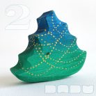 Small Christmas trees from the fairy tale forest: decorative wooden toys, various designs